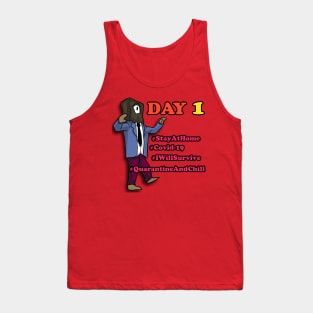 Stay At Home - COVID-19 Tank Top